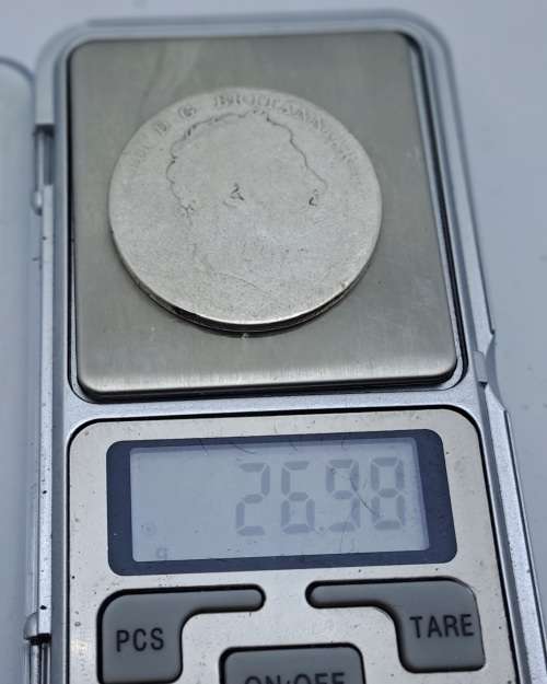 Rare!!! 1821-1822  United Kingdom SILVER  1 Crown - George IV 1st portrait 125000 Minted