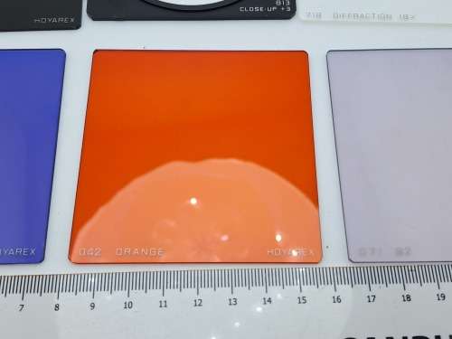 7 HOYAREX Lens  Filters -one is a close-up filter -Made in Japan