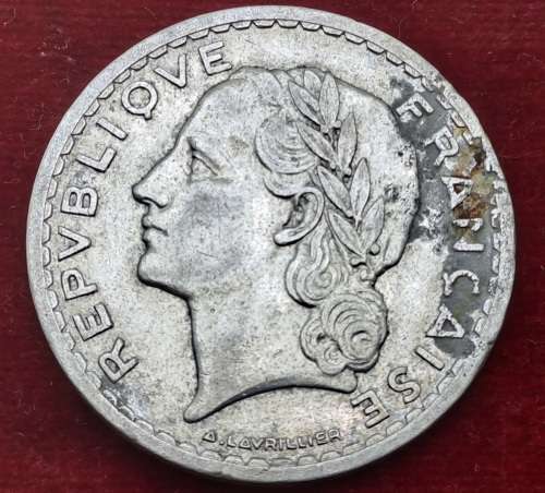 1947  France 5 Francs