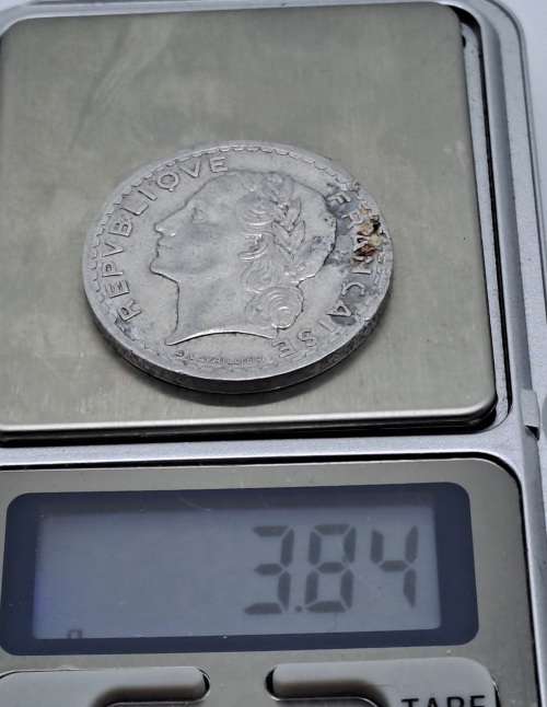 1947  France 5 Francs