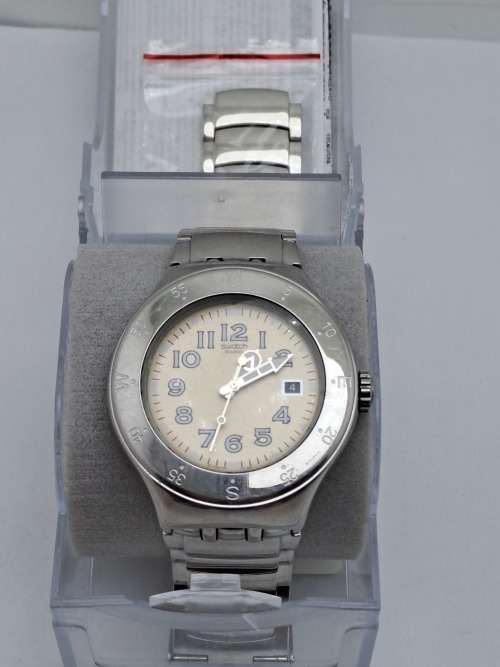 Pre-owned Swatch Irony AG2001 Men`s  Quartz watch Swiss made -Great Condition with box and Papers.