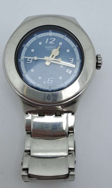 Pre-owned Swatch Irony AG2001 Men`s  Quartz watch Swiss made -Working