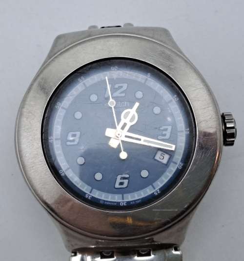 Pre-owned Swatch Irony AG2001 Men`s  Quartz watch Swiss made -Working