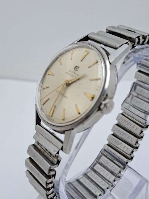 Vintage CYMA Cymaflex Autorotor Swiss Made Mens Automatic Watch -Working