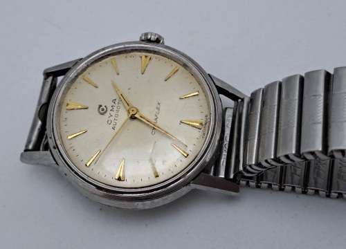 Vintage CYMA Cymaflex Autorotor Swiss Made Mens Automatic Watch -Working