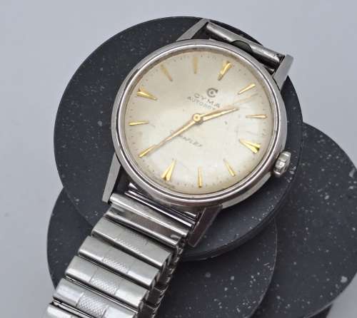 Vintage CYMA Cymaflex Autorotor Swiss Made Mens Automatic Watch -Working