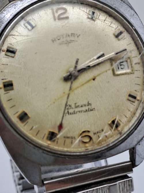 Vintage Rotary Swiss Made Automatic Swiss Made  -Working-21 Jewels