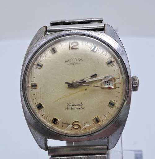 Vintage Rotary Swiss Made Automatic Swiss Made  -Working-21 Jewels
