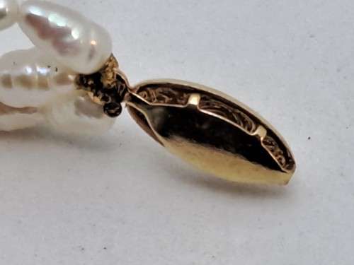 Vintage 3 Strand  Pearl Necklace 42cm  (Boxed)