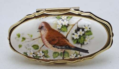 Vintage Lipstick Holder with Mirror 57mmx28mmx30mm