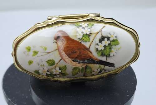 Vintage Lipstick Holder with Mirror 57mmx28mmx30mm