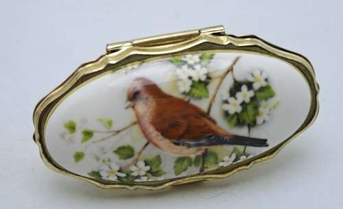 Vintage Lipstick Holder with Mirror 57mmx28mmx30mm