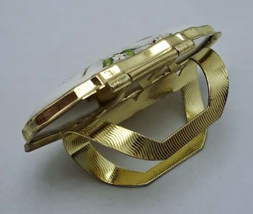 Vintage Lipstick Holder with Mirror 57mmx28mmx30mm