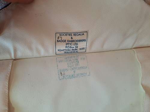 Vintage Masonic  - Leather Apron --Needs cleaning 39cm x34cm (Free Mason)