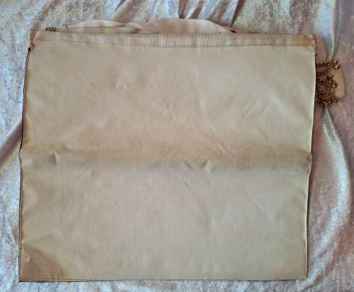 Vintage Masonic  - Leather Apron --Needs cleaning 39cm x34cm (Free Mason)
