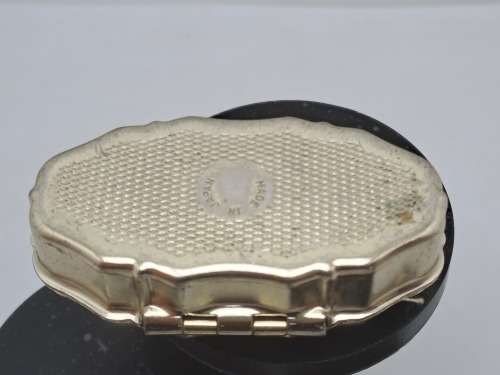 Vintage sewing Kit in Hinged Tin -made in Japan (can be used as pillbox )