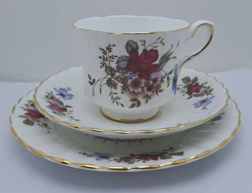 Vintage Royal Stafford Fine Bone China TRIO Made in England