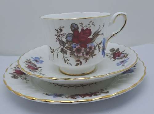 Vintage Royal Stafford Fine Bone China TRIO Made in England