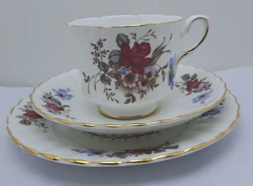 Vintage Royal Stafford Fine Bone China TRIO Made in England