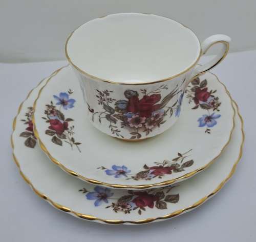 Vintage Royal Stafford Fine Bone China TRIO Made in England
