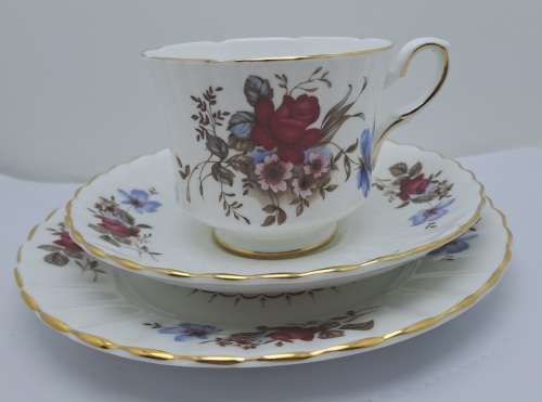 Vintage Royal Stafford Fine Bone China TRIO Made in England