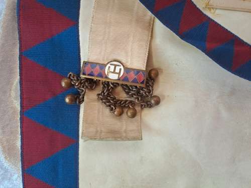 Vintage Masonic  - Leather Apron -By Cape Masonic Supplies -Needs cleaning and Repairs (Free Mason)