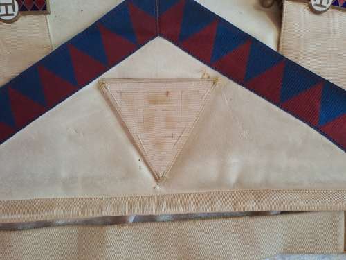 Vintage Masonic  - Leather Apron -By Cape Masonic Supplies -Needs cleaning and Repairs (Free Mason)