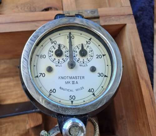 Vintage  Maritime Ships `Knotmaster MK III`, In Original wood Box- England.