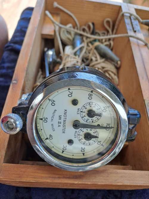 Vintage  Maritime Ships `Knotmaster MK III`, In Original wood Box- England.