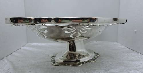Antique /Vintage  Silver plated Swing Handle Tray - 26cm tall  x 10cm x32cm x 25cm