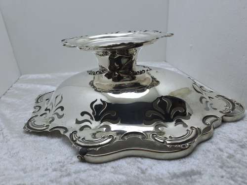 Antique /Vintage  Silver plated Swing Handle Tray - 26cm tall  x 10cm x32cm x 25cm