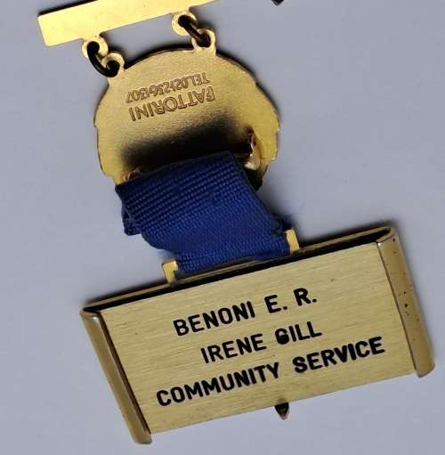 9 x Rotary International Items President and Past President Medals , Pins and Brooches