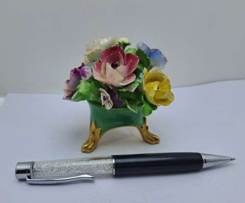 Antique / Vintage Crown Staffordshire porcelain Bouquet of Flowers(Posy)- See Condition.