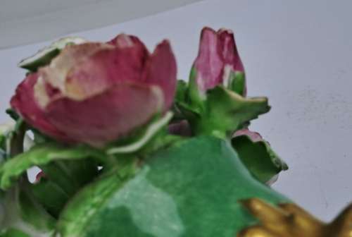 Antique / Vintage Crown Staffordshire porcelain Bouquet of Flowers(Posy)- See Condition.