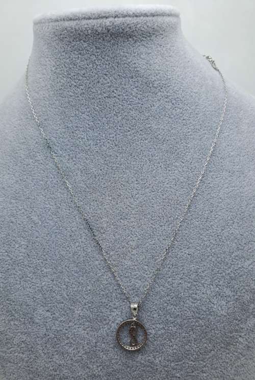 Sterling Silver Infinity Pendant Necklace