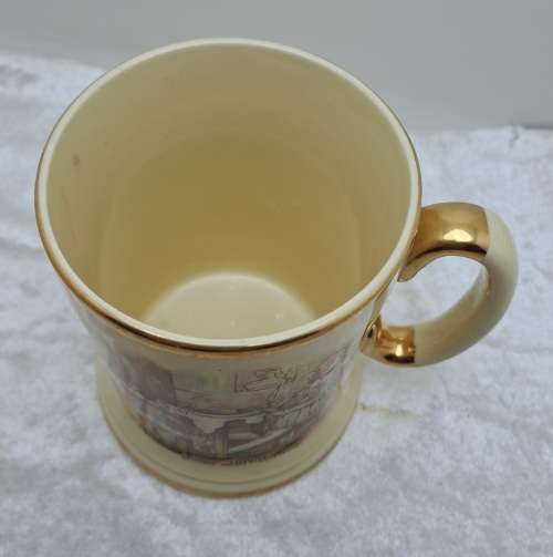 Vintage Arthur Wood Porcelain Tankard No 3752 David Dines with Micawber.