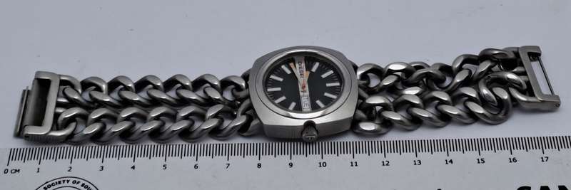 Pre-owned Unused Mens Diesel Solid Stainless steel Quartz Watch -Working -short strap