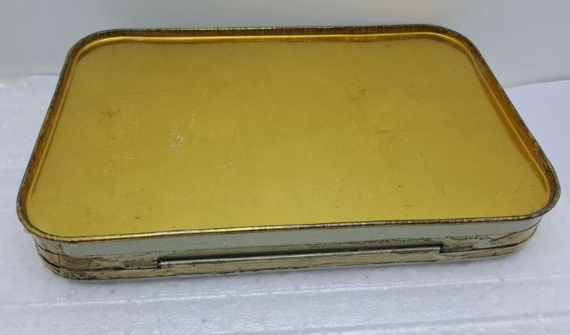 WW2 -Christmas 1940 Jan Smuts Empty Chocalate Gift Tin to S.A Soldiers Fighting the War.