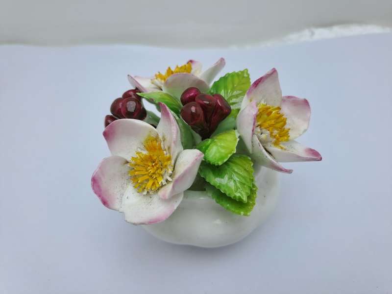 Porcelain Ceramic Vintage Royal Albert Christmas Rose Flower Of the Month Floral Bouquet was listed for 0.00 on 11 Nov at 08 01 by kiepersol1 in Johannesburg ID 599180812