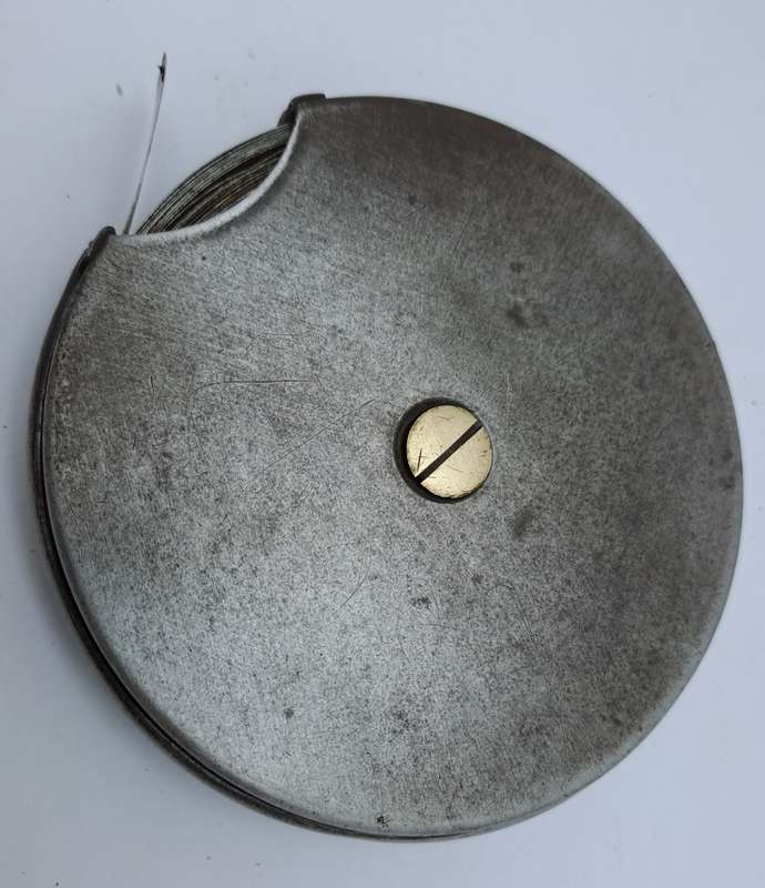 Vintage John Rabone & Sons Metal 50ft measuring tape No 4351 (BROKEN) Made in England