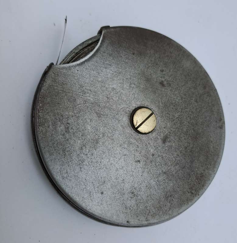 Vintage John Rabone & Sons Metal 50ft measuring tape No 4351 (BROKEN) Made in England