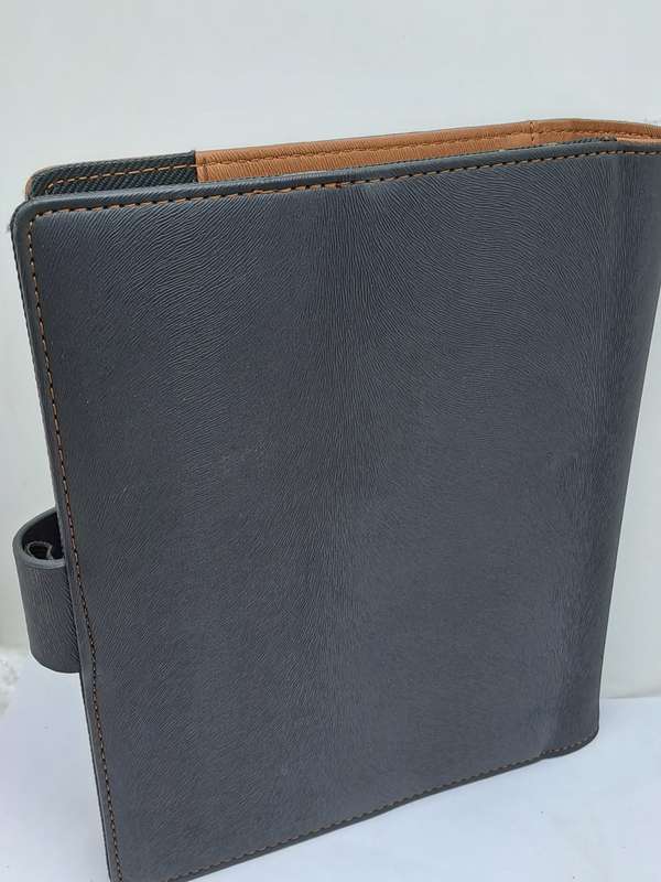 Unused South Africa 2010 Fifa World Cup -Leather Covered A5 Note Pad with slots Magnetic Clip.