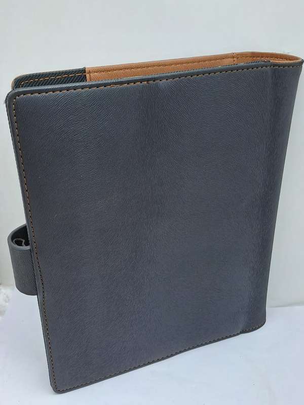 Unused South Africa 2010 Fifa World Cup -Leather Covered A5 Note Pad with slots Magnetic Clip.