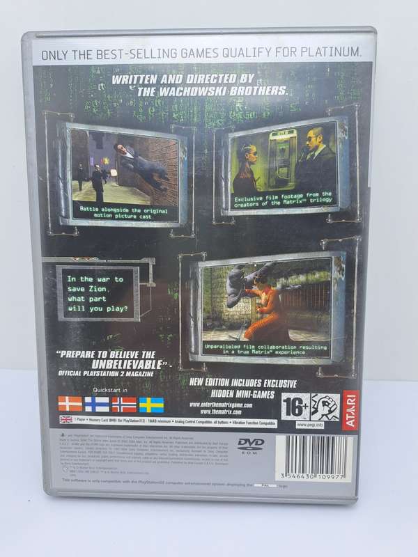 Pre-Owned `Enter the Matrix` for Playstation 2 ( PS2) Platinum
