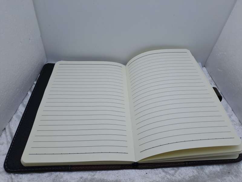 Unused BUSBY -Leather Covered A5 Note Pad.