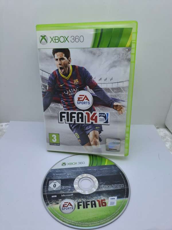 Pre-Owned `FIFA 14 and 16 in Same Case`  for  XBOX 360