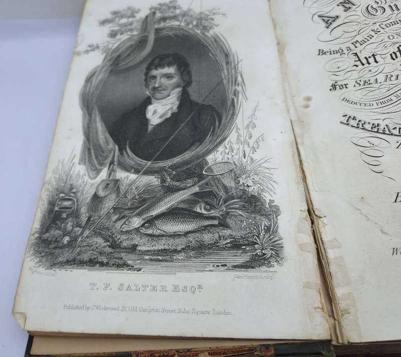 ANTIQUE BOOK 1833: The Angler`s Guide By T.F.Salter. Published By John Wicksteed. 1833