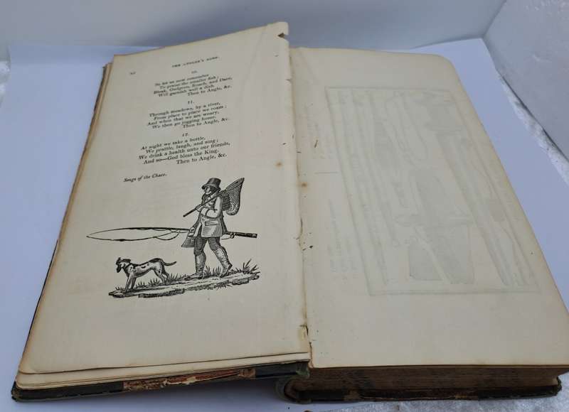 ANTIQUE BOOK 1833: The Angler`s Guide By T.F.Salter. Published By John Wicksteed. 1833