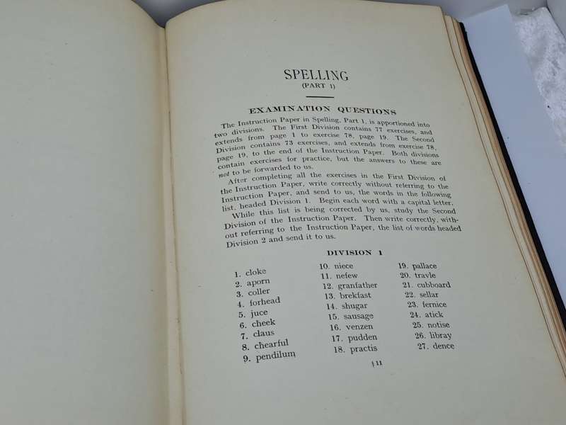 ANTIQUE BOOK 1914: I.C.S Reference Library 52
