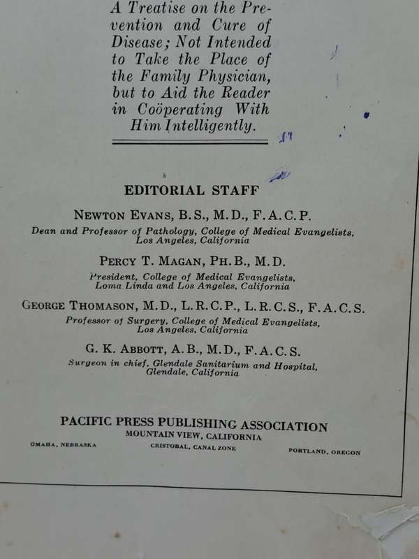 1931 - The Home Physician and Guide To Health-Revised Edition